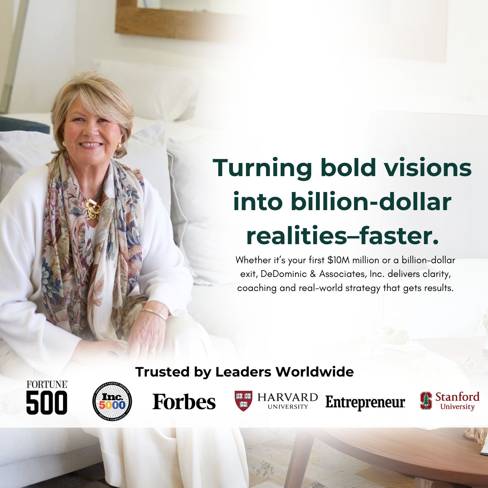 Turning bold visions into billion-dollar realities—faster. Trusted by Leaders Worldwide