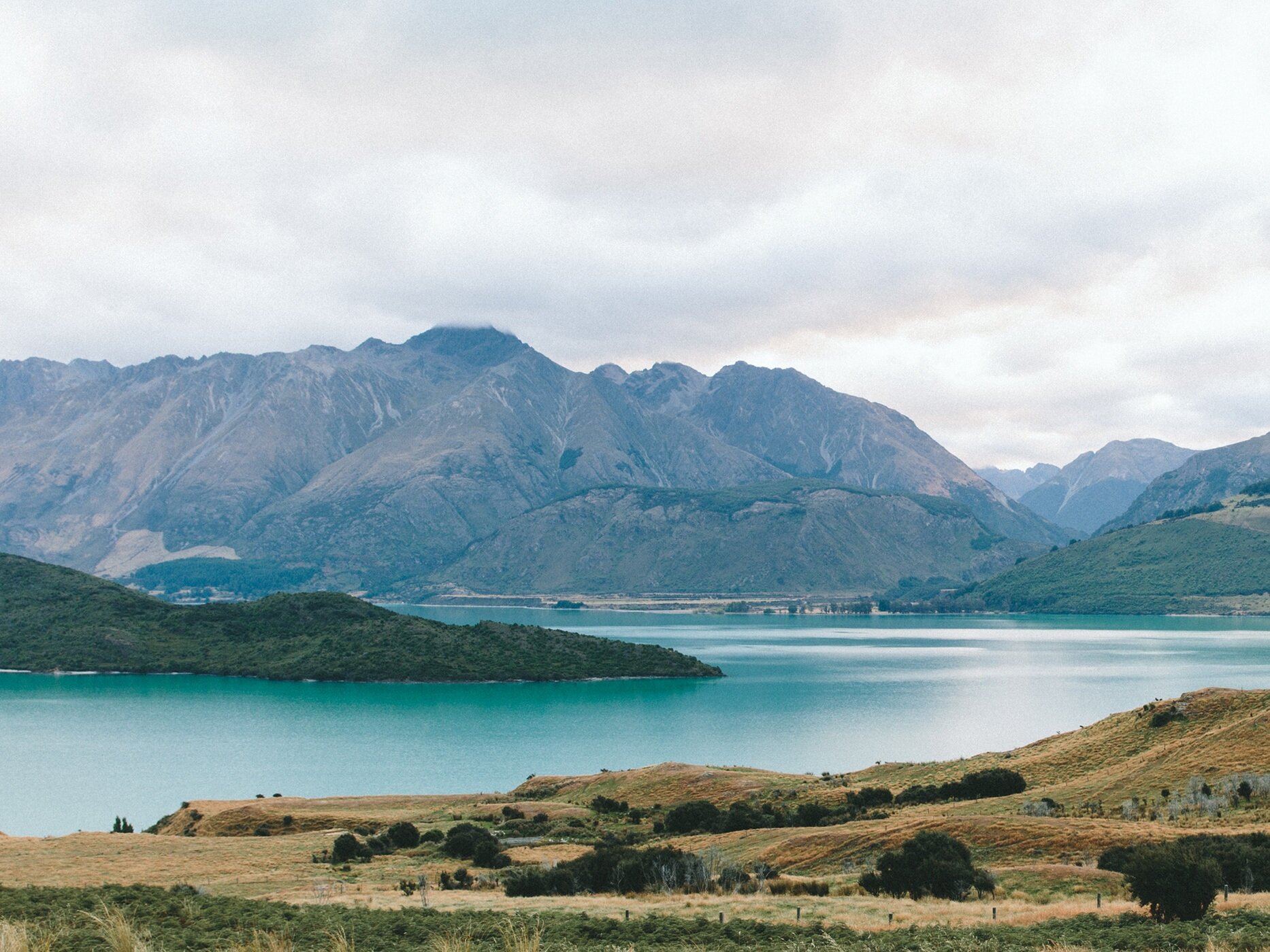 Alpine Mountain Lake Landscape