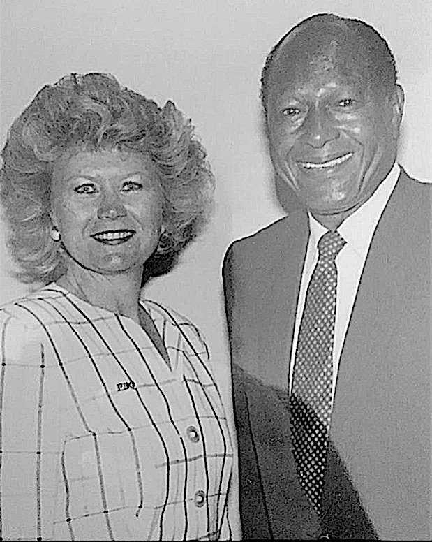 Patty with LA Mayor Tom Bradley